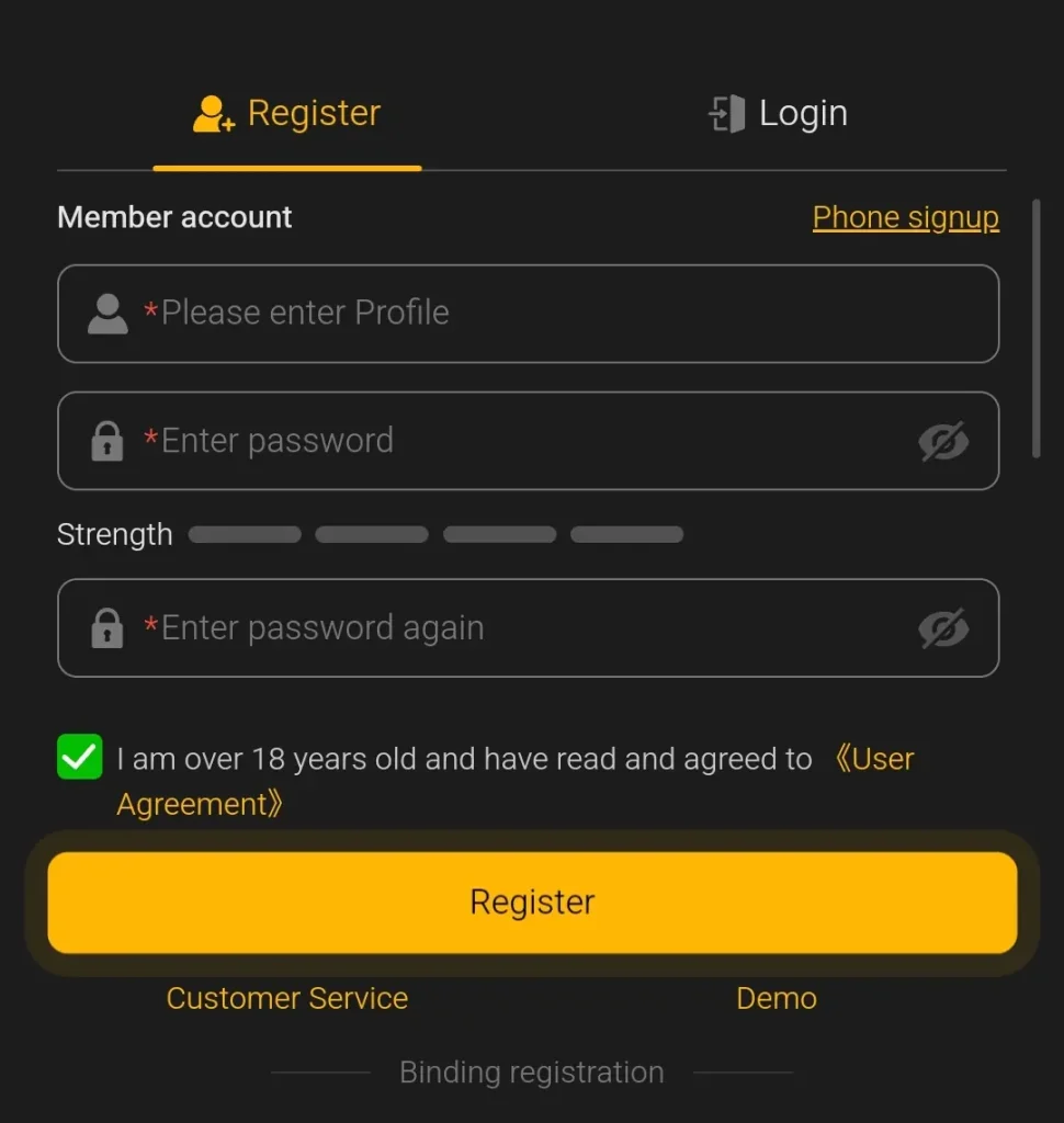 188PKR Game Registration