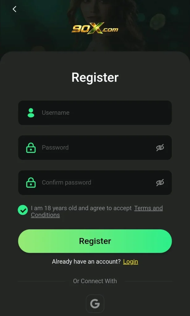 90X Game Registration