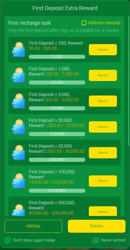 HD77 Game APK Rewards