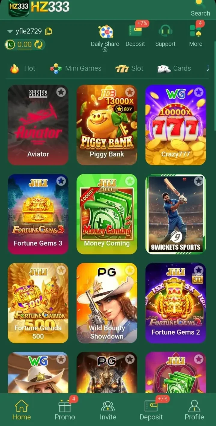 HZ333 Game Interface