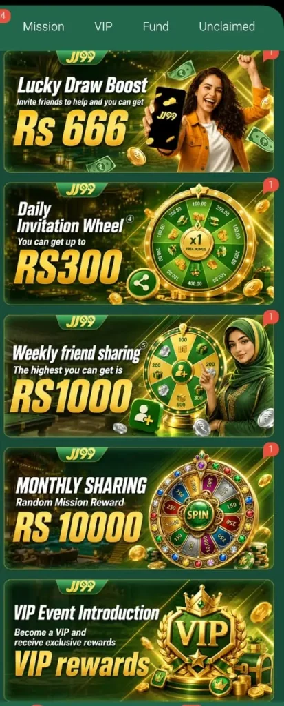 JJ99 Game Rewards