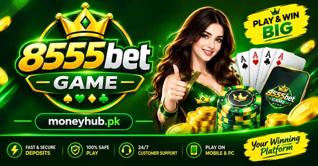 8555BET Game Logo Banner
