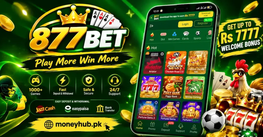 877BET Game Home Interface