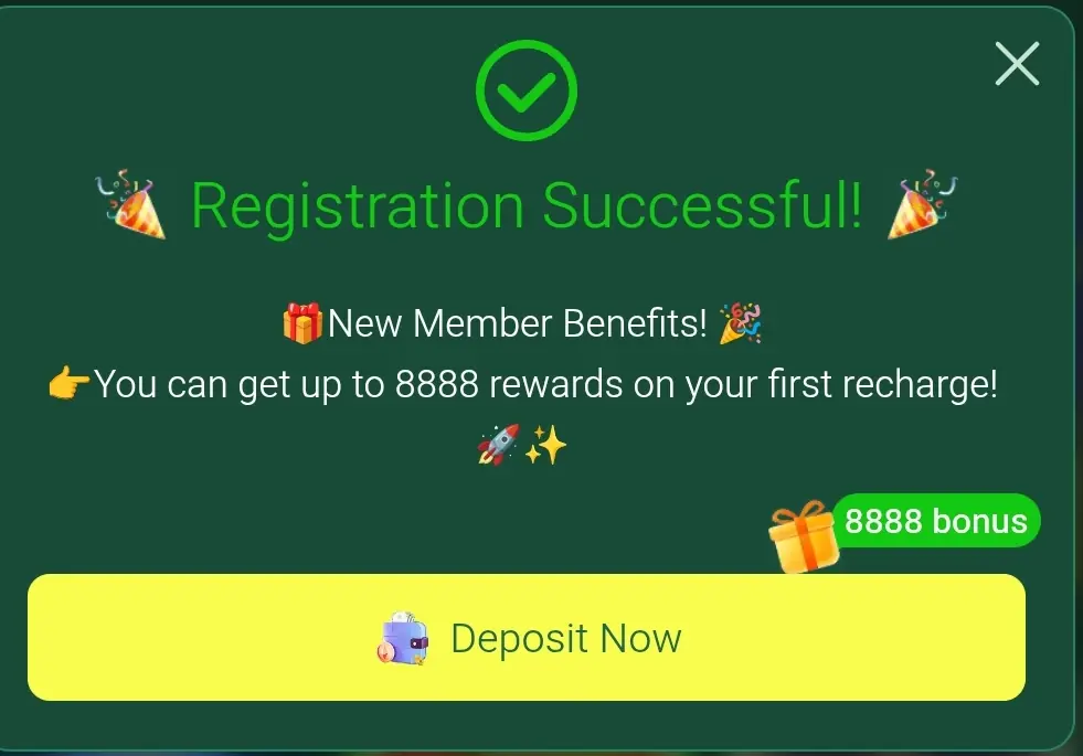 MK999 Game First Deposit Rewards