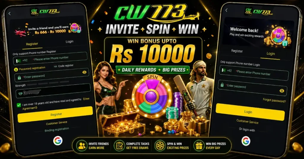 CW773 APP Register and Login