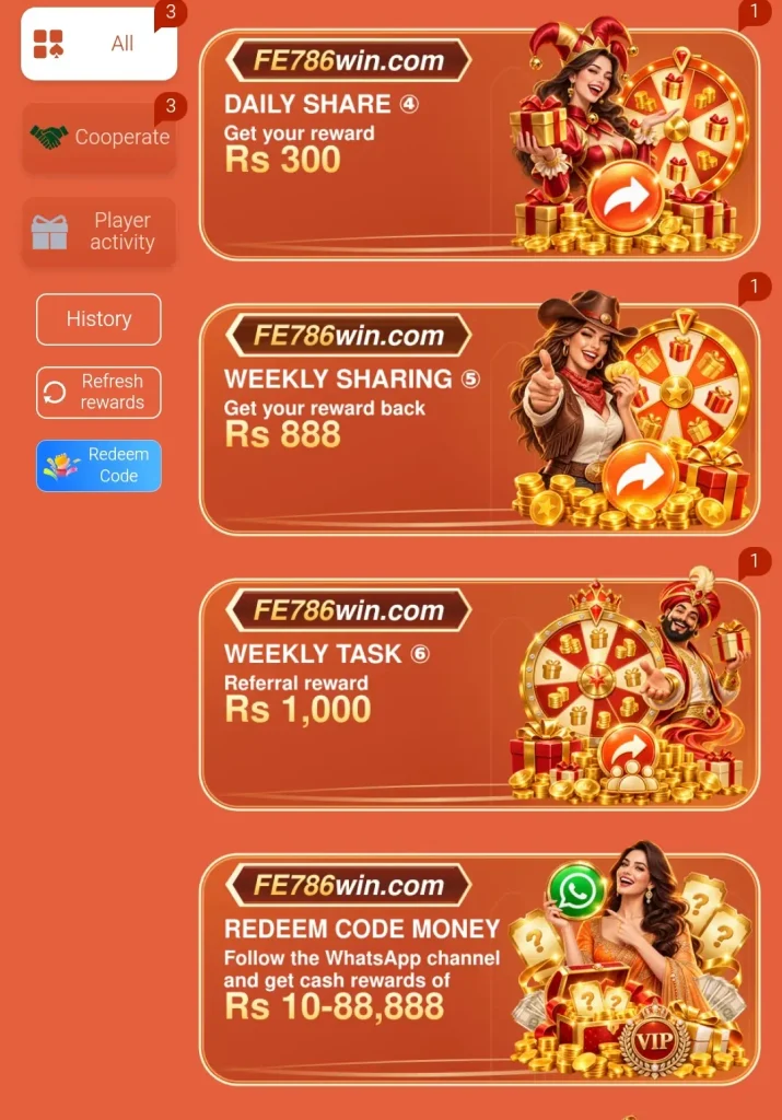 FE786WIN Rewards